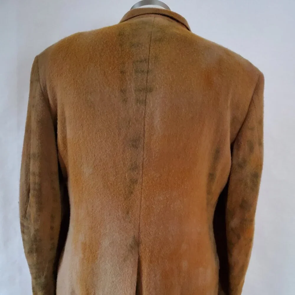 Vintage Cowboy Western Camel Wool jacket suit blazer brown green gray 44 46 XL